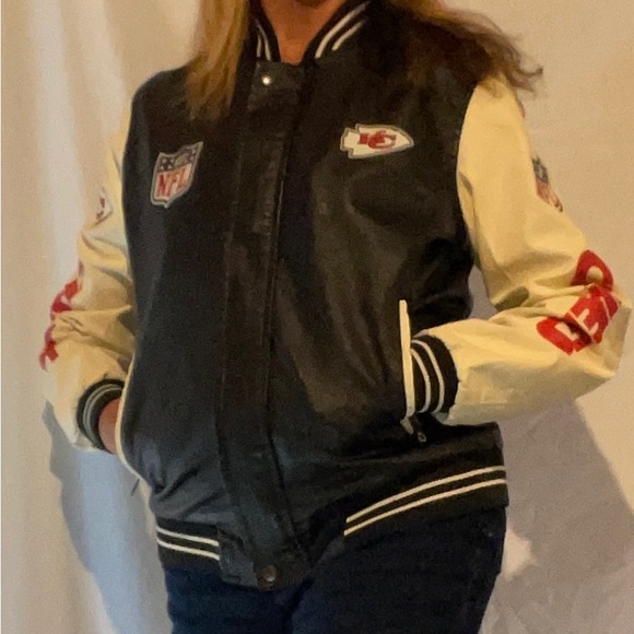 KC Chiefs Varsity Bomber Jacket - Picture 6 of 10